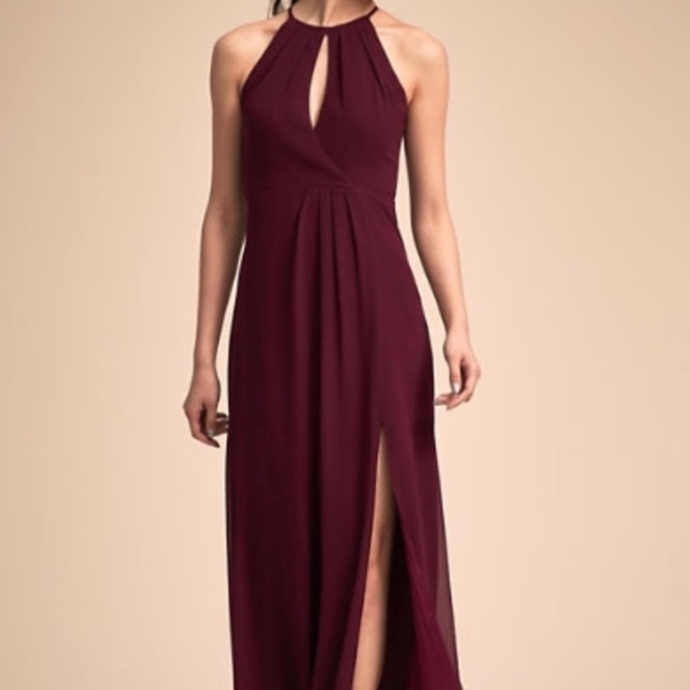 BHLDN Marco Dress Medium Wine/Burgundy